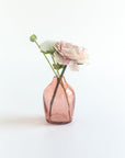 Haley Handblown Hammered Bud Vase