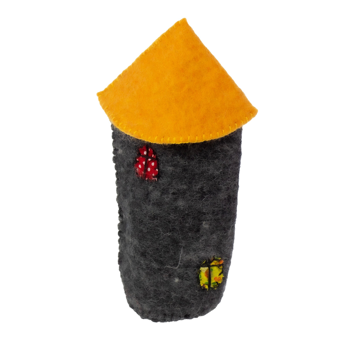 Small Felt Castle with Yellow Roof
