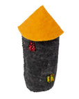 Small Felt Castle with Yellow Roof