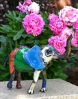 Colorful Recycled Oil Drum Elephant Sculptures