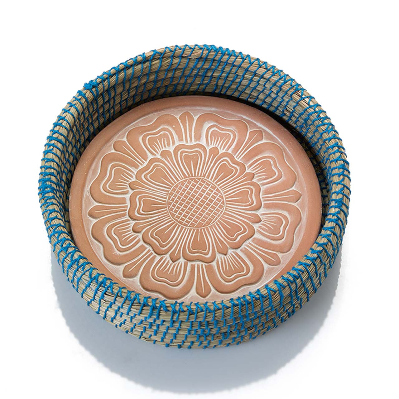 Zinnia Terracotta Bread Warmer with Lid