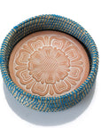Zinnia Terracotta Bread Warmer with Lid