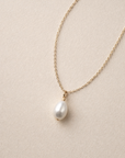Baroque Pearl Necklace in Gold Fill