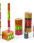 Wild Animal Painted Candles