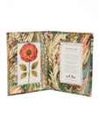 Hand-Marbled Flatiron Feathers Picture Frame Folding Book - 4x6
