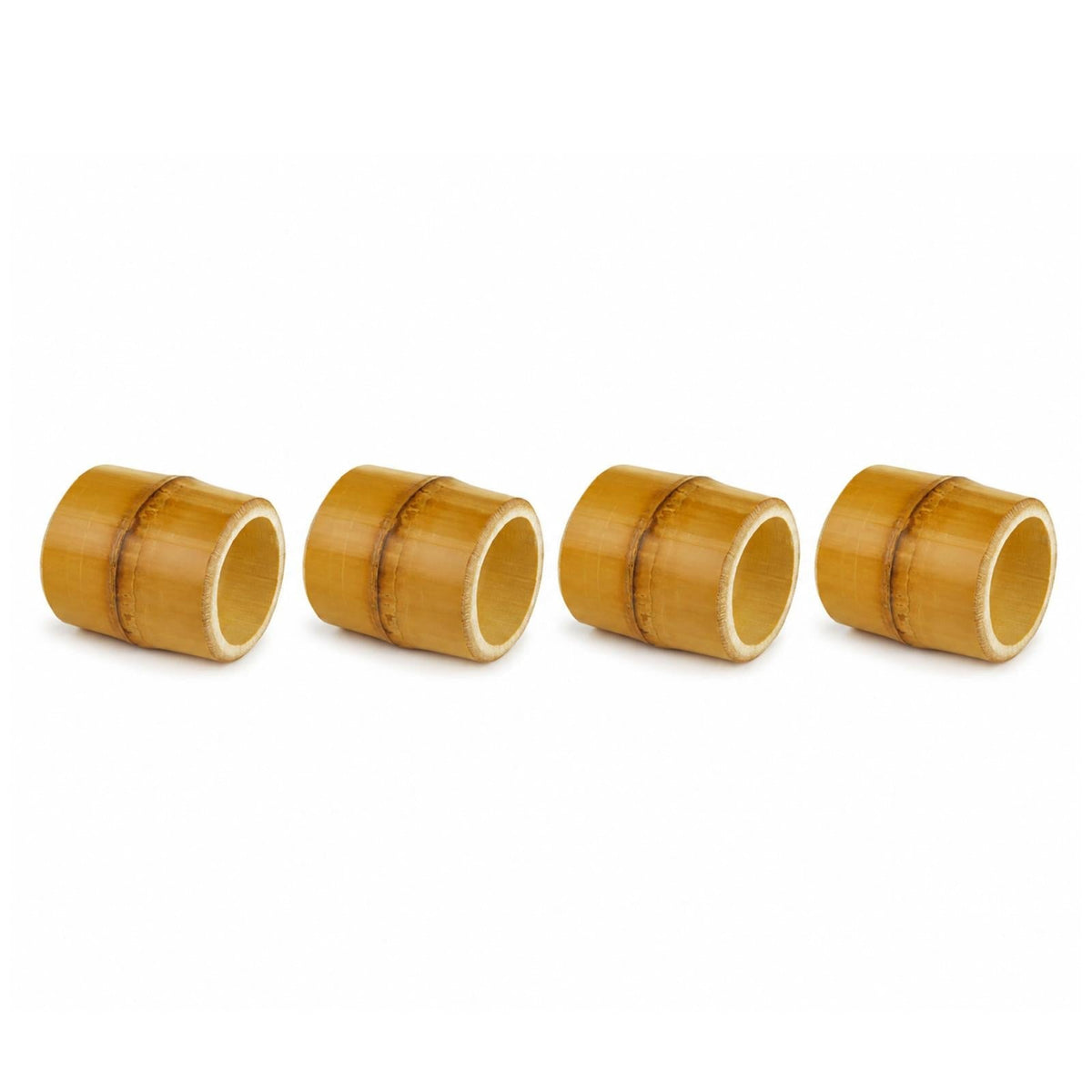 Bamboo Napkin Rings - Set of 4
