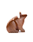Frog Eyeglass Holder Wooden Stand