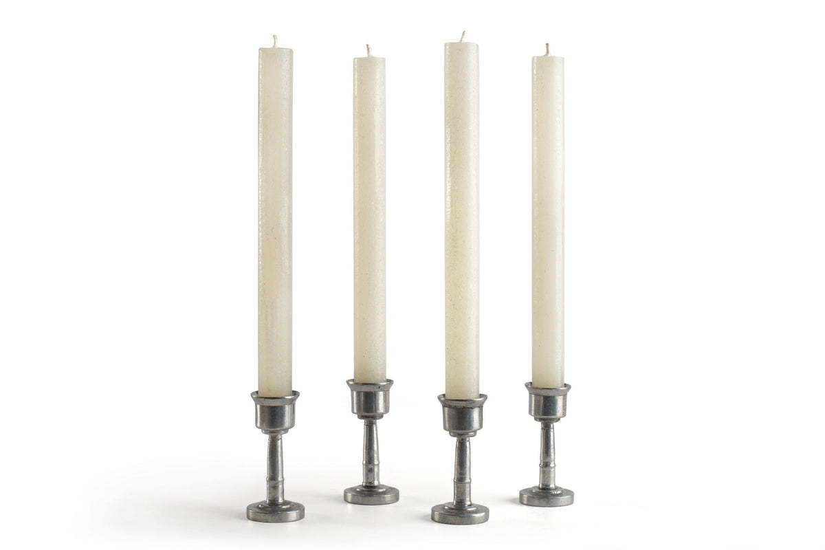 Luma Afrika Frosted Taper Candles – Cream, Set of 4