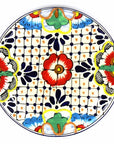 Dots & Flowers Pottery Trivet & Wall Hanging