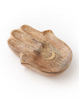 Drishti Hamsa Wood Trinket Dish
