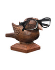 Sparrow Eyeglass Holder Wooden Stand
