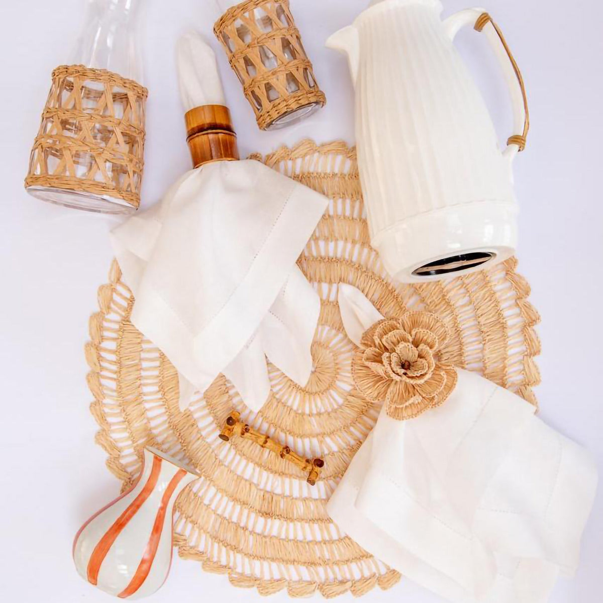 Bamboo Napkin Rings - Set of 4