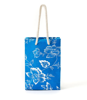 Small Recycled Cotton Paper Holiday Gift Bag