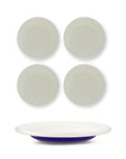 Enamel Two Tone Dinner Bowl - Set of 4