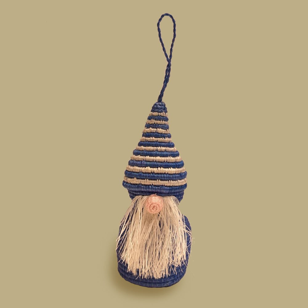 Handwoven Gnome Ornament