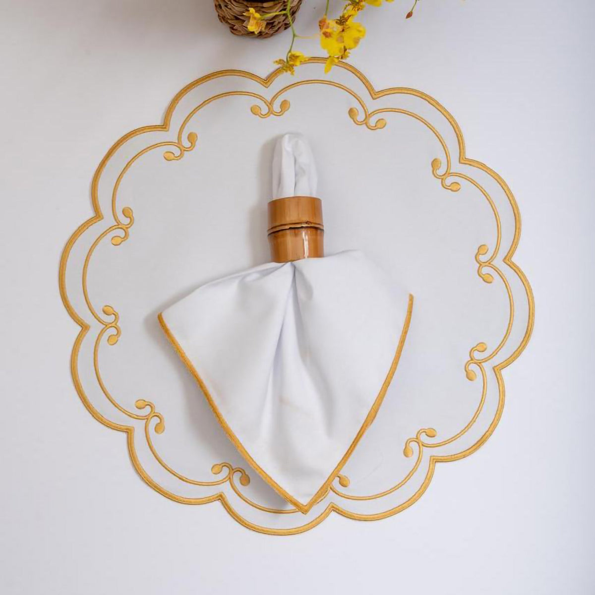 Bamboo Napkin Rings - Set of 4
