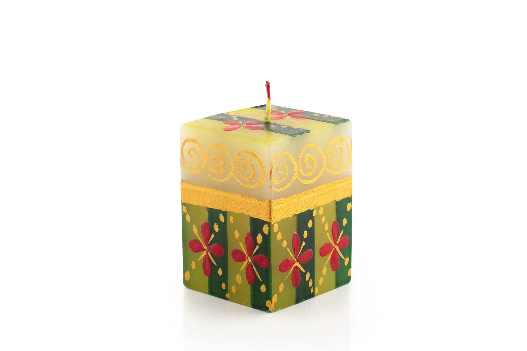 Christmas Painted Candles