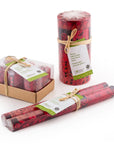 Berry Blaze Painted Candles