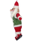 Coach Claus Basketball Felt Christmas Ornament