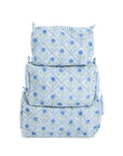 Mona Blockprint Makeup Bag in Blue