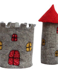 Large Felt Castle with Red Roof