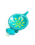 Sunny Aqua Stone Hippo Dish