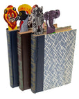 Handcrafted Leather Animal Bookmarks - Set of 10