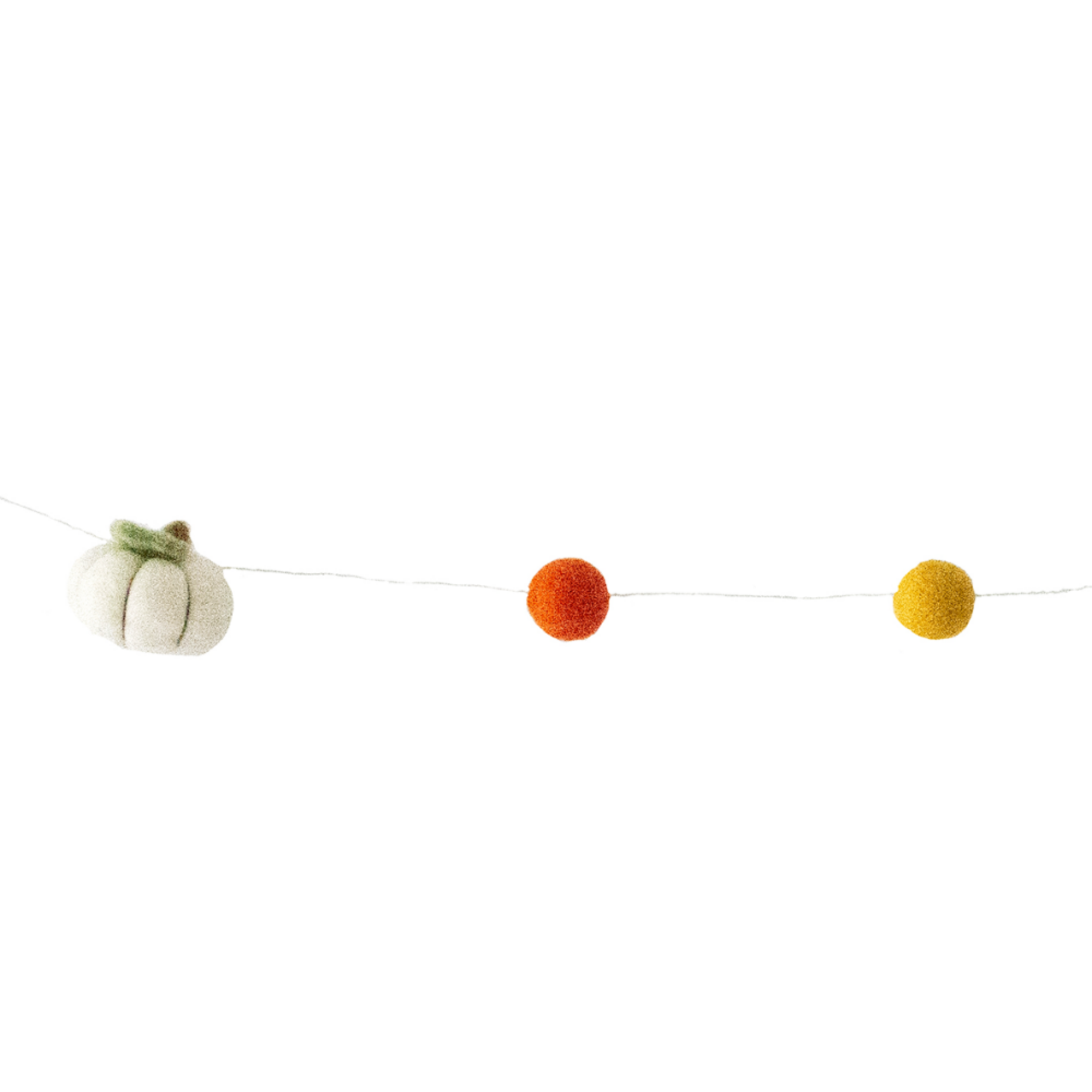 Felt Pumpkin Garland