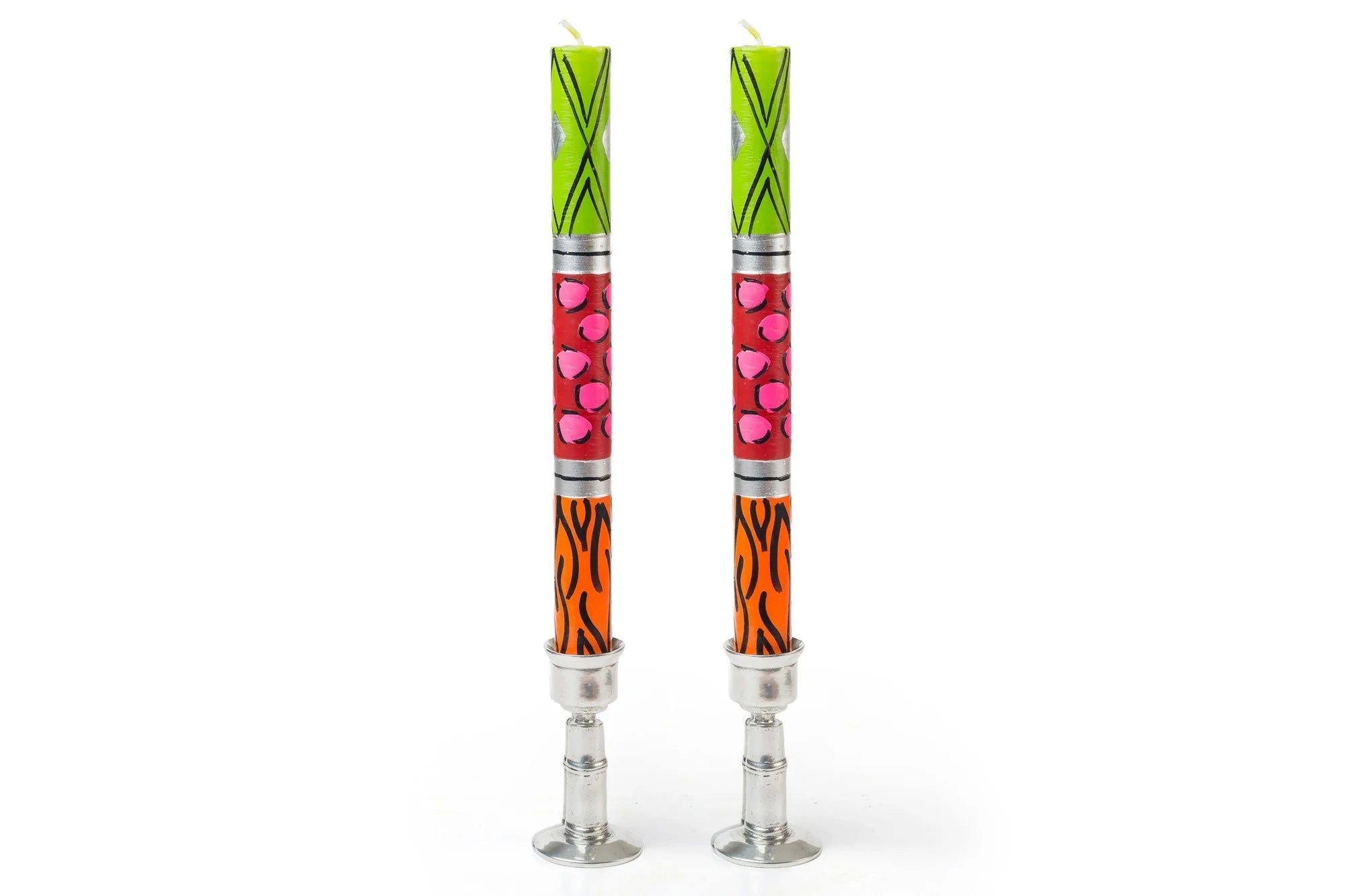 Wild Animal Painted Candles