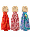 Upcycled Sari Gift Wrap & Scarf