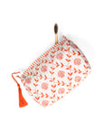 Seashell Blockprint Makeup Bag