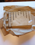 Modern Mango Wood Menorah