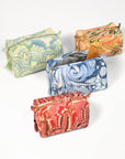 Florentine Pink Hand-Marbled Cosmetic Bag