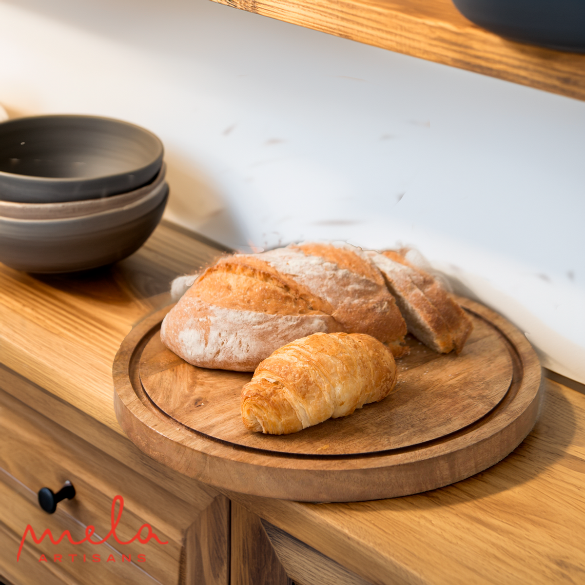 Mango Wood Rotating Cake Stand