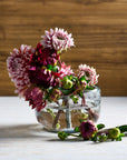 Floral Flower Frog Vase – Low
