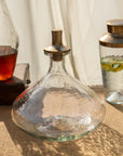 Wide Pebbled Decanter