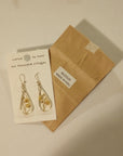 White Rain Flower Earrings