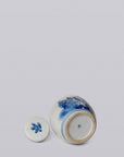 Bird and Flower Mini Porcelain Round Jar