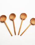 Olive Wood Coffee Spoon - Set of 4