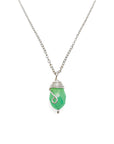 Silver Birthstone Necklace