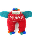 Red Winged Felt Tooth Fairy Monster