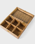 Mango Wood Trellis Keepsake Box