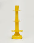 Lotus Bloom Tapered Aluminum Candleholder