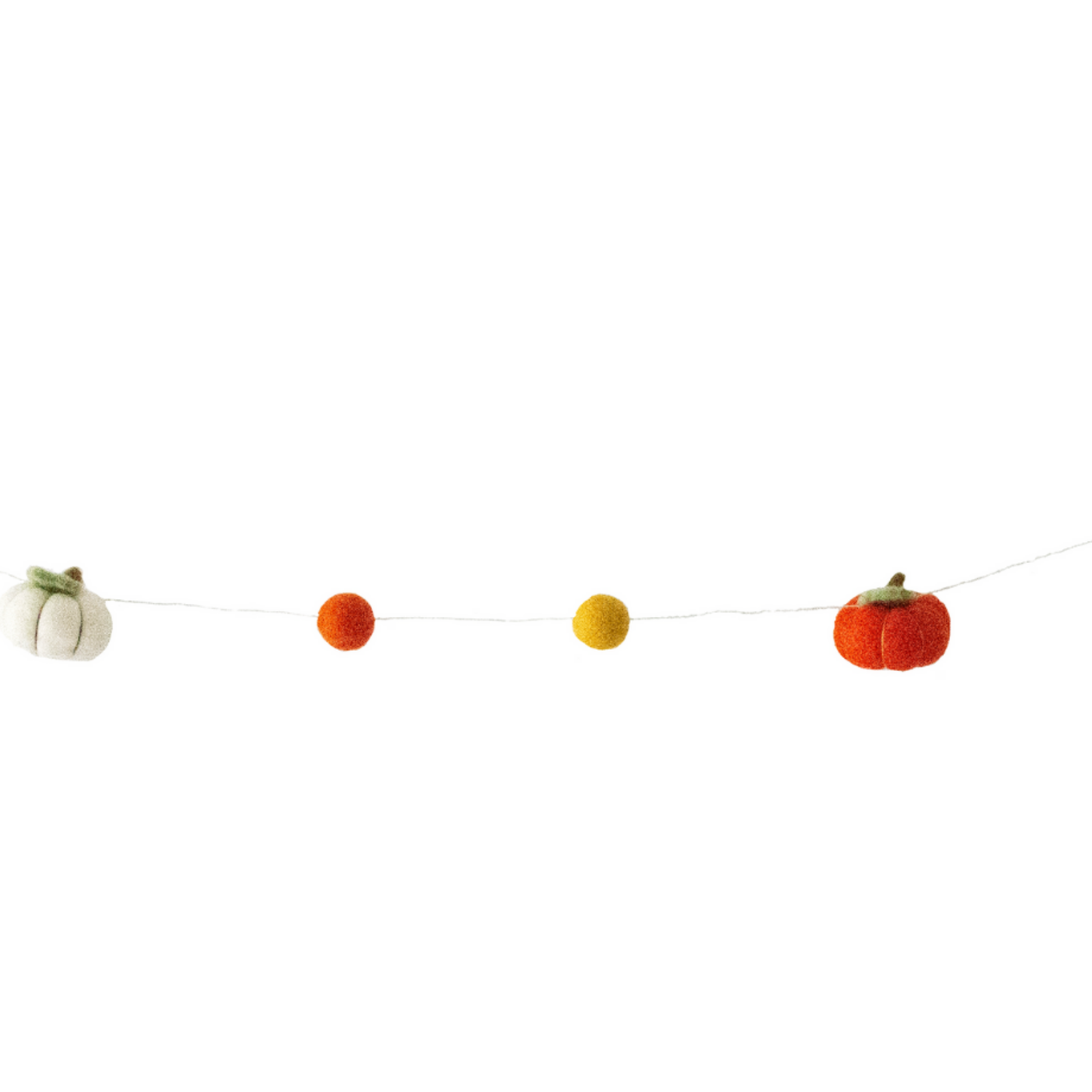 Felt Pumpkin Garland