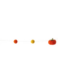 Felt Pumpkin Garland