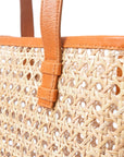 Petite French Market Rattan Tote