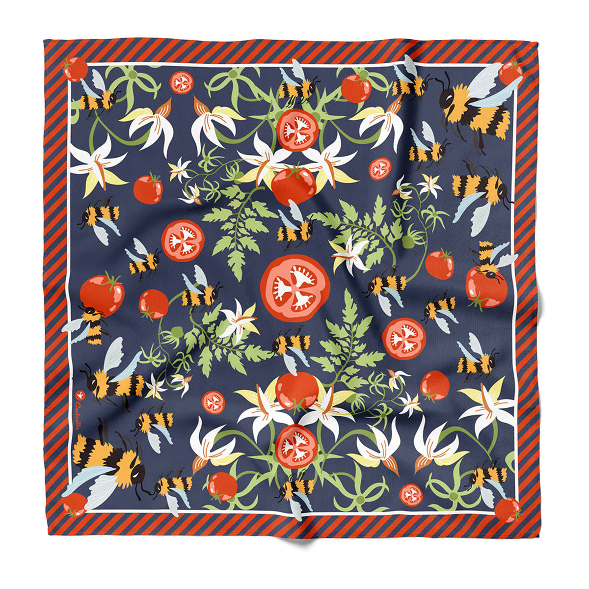 Bumblebees Cotton &amp; Silk Bandana