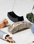 Black Onyx Smile Incense Holder