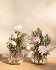 Floral Flower Frog Vase – Low