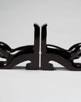 Playful Black Cat Bookends